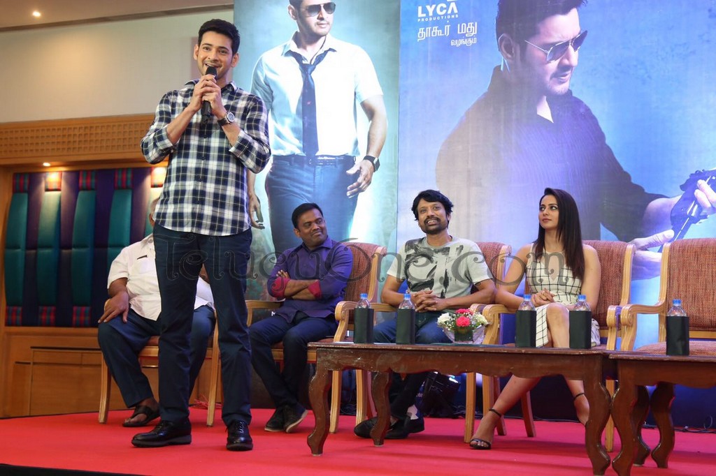 Spyder Movie Release Press Meet at Chennai